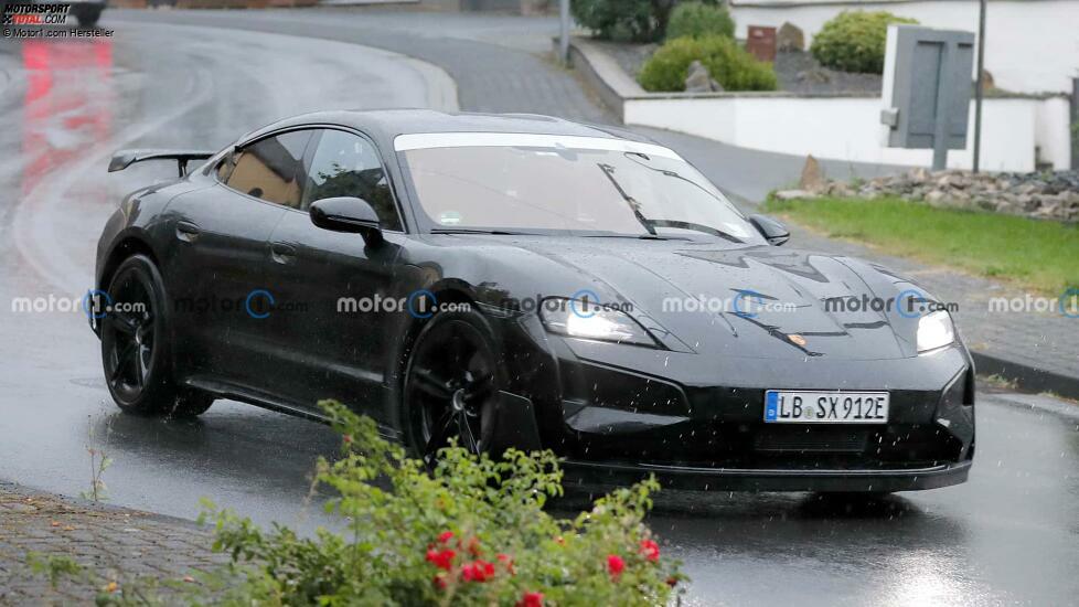 Spionagefoto des Porsche Taycan GT