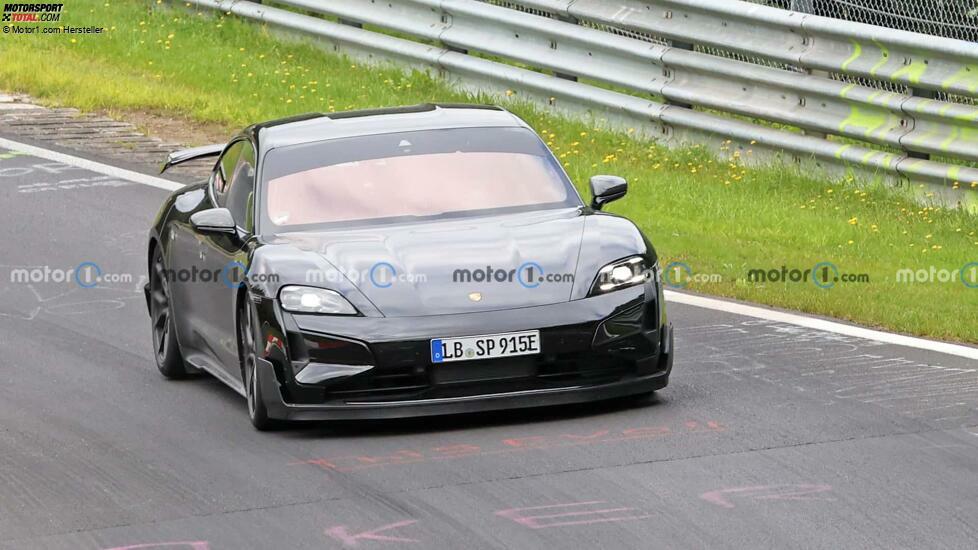 Spionagefoto des Porsche Taycan GT