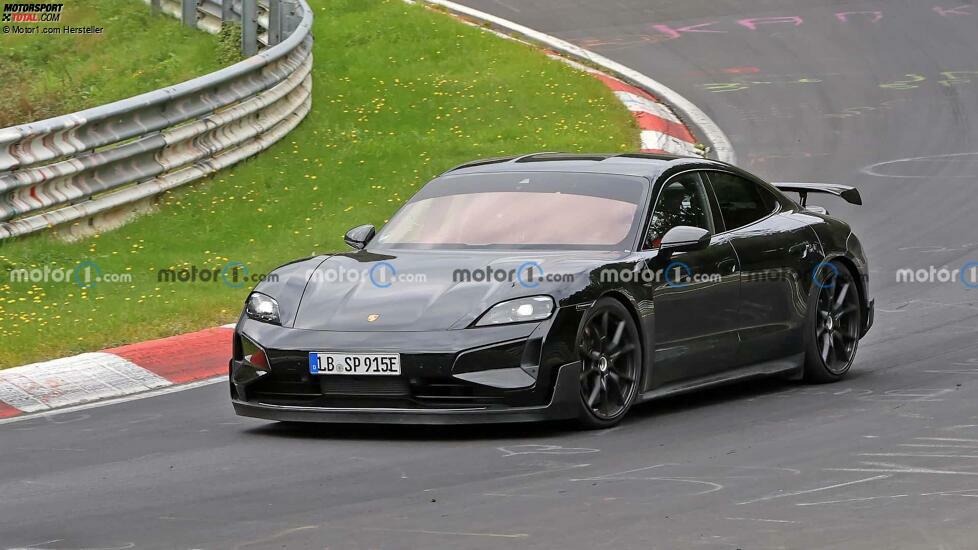 Spionagefoto des Porsche Taycan GT