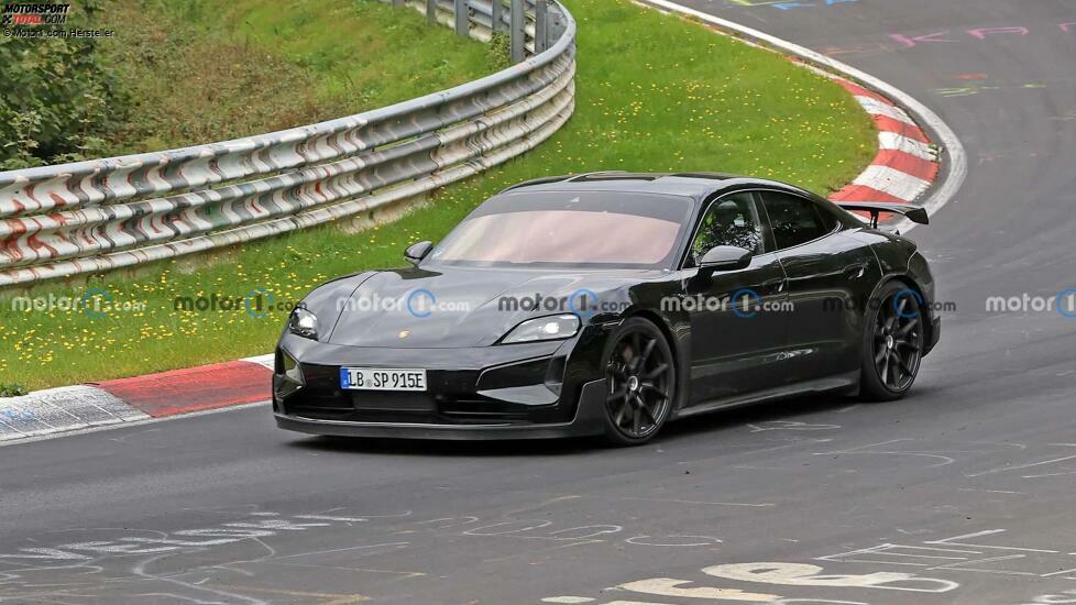 Spionagefoto des Porsche Taycan GT