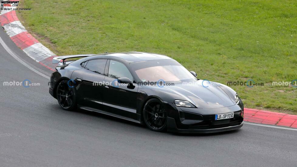 Spionagefoto des Porsche Taycan GT