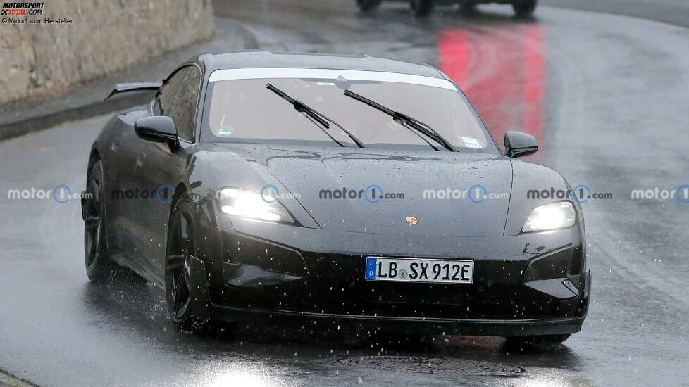 Spionagefoto des Porsche Taycan GT
