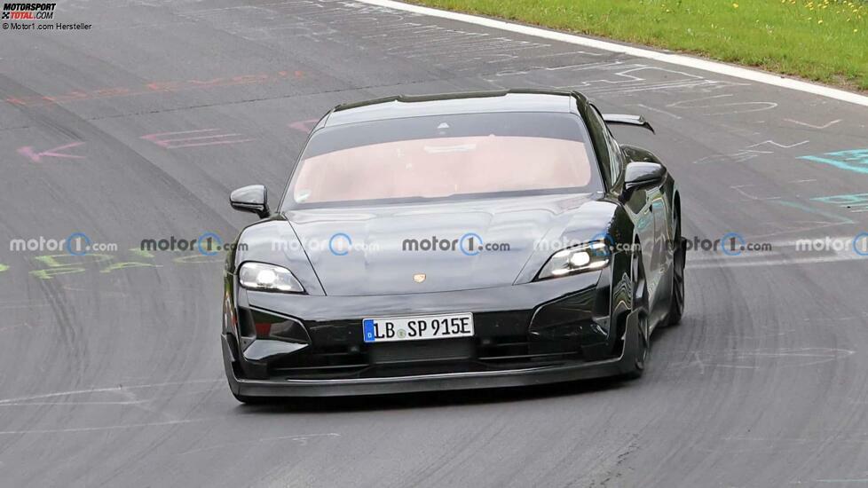 Spionagefoto des Porsche Taycan GT