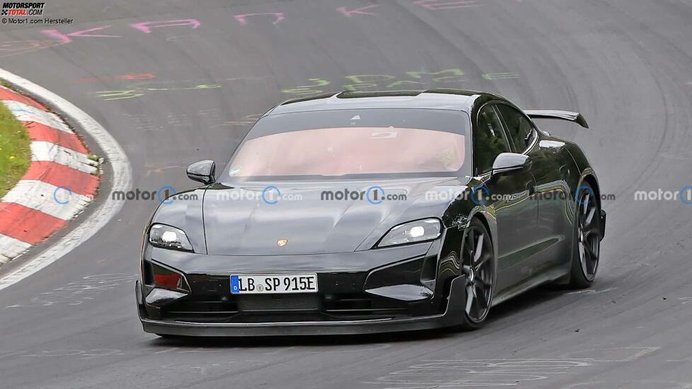 Spionagefoto des Porsche Taycan GT