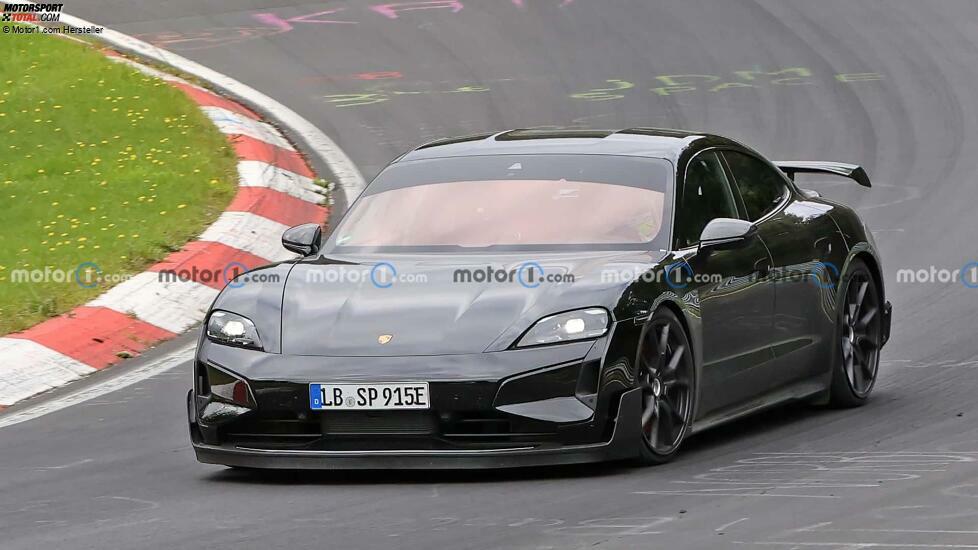 Spionagefoto des Porsche Taycan GT