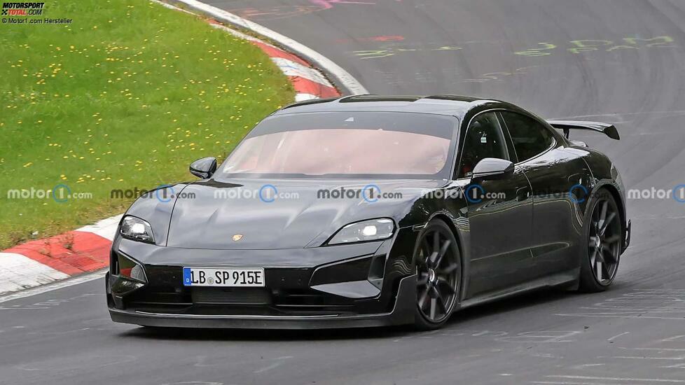 Spionagefoto des Porsche Taycan GT