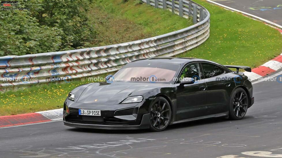 Spionagefoto des Porsche Taycan GT