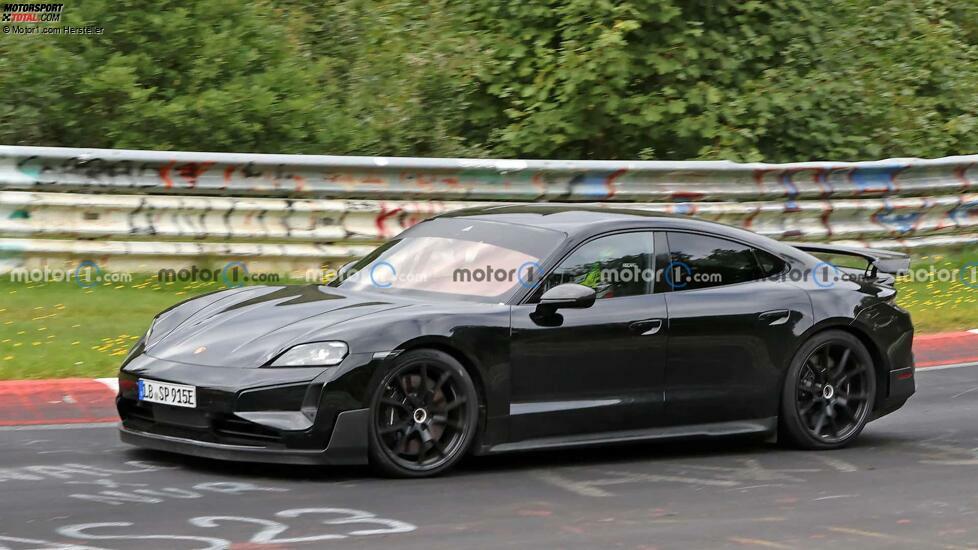 Spionagefoto des Porsche Taycan GT
