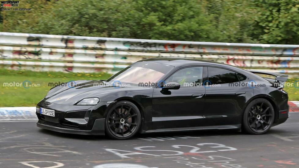 Spionagefoto des Porsche Taycan GT