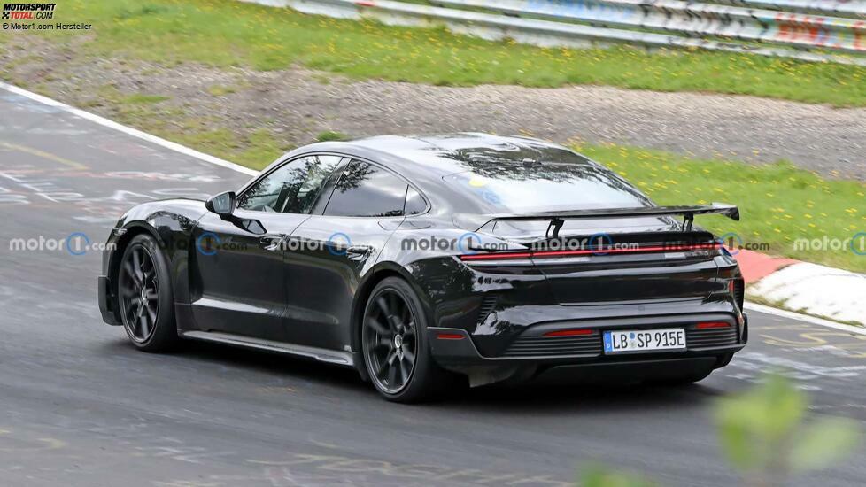 Spionagefoto des Porsche Taycan GT