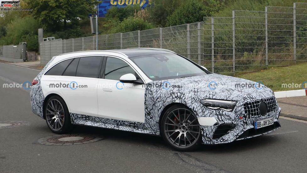 Spionagefoto des Mercedes-AMG E53 Estate 2024