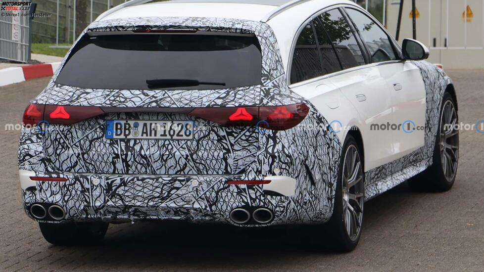 Spionagefoto des Mercedes-AMG E53 Estate 2024