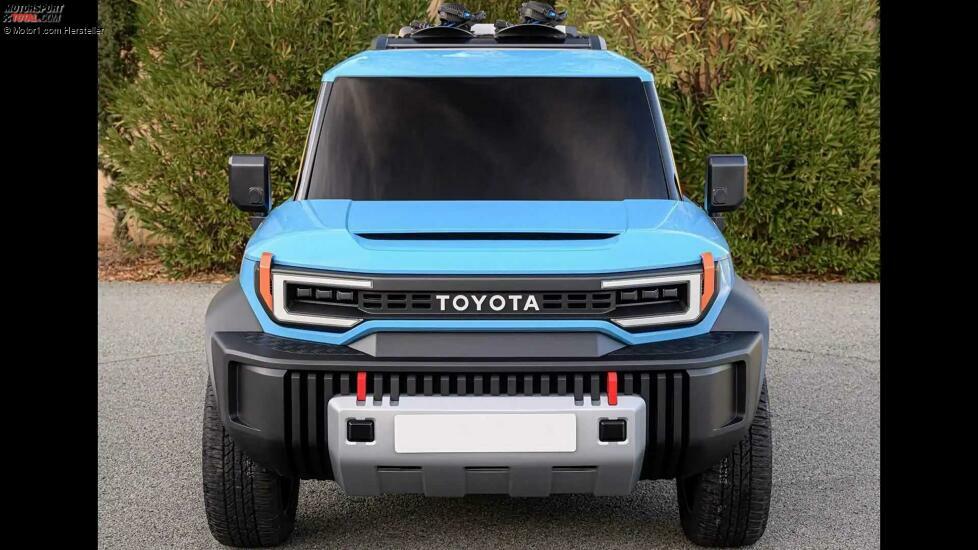 Außenansicht des Toyota Compact Cruiser EV in voller Größe