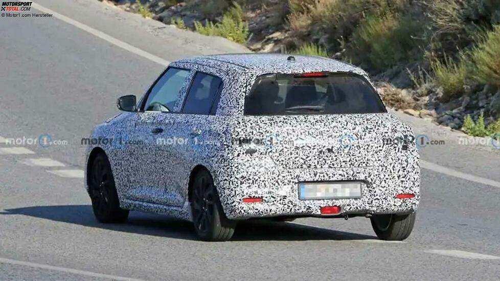 Suzuki Swift (2024) erste Erlkönig-Aufnahmen