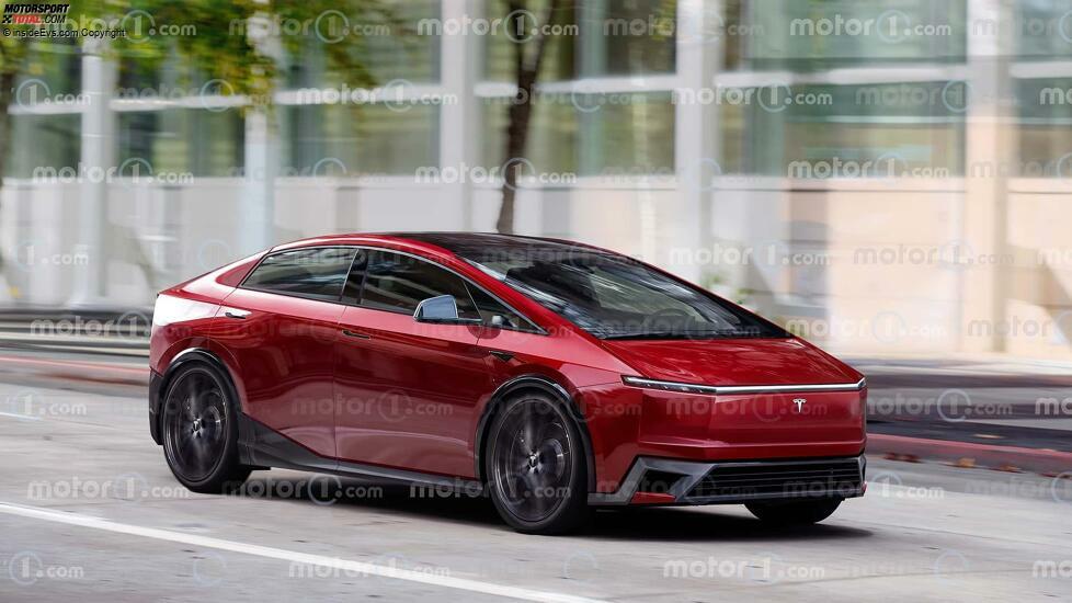 Tesla Model 2 als Rendering