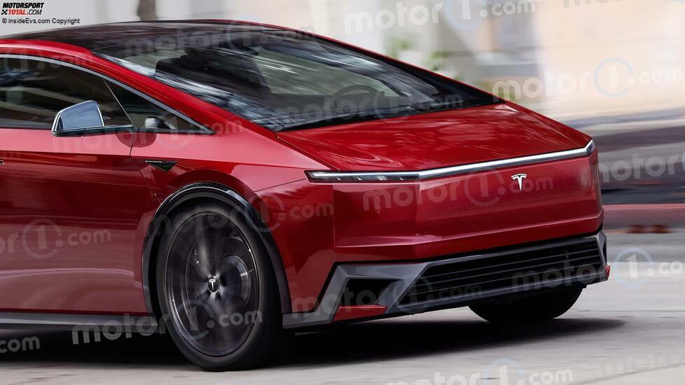 Tesla Model 2 als Rendering