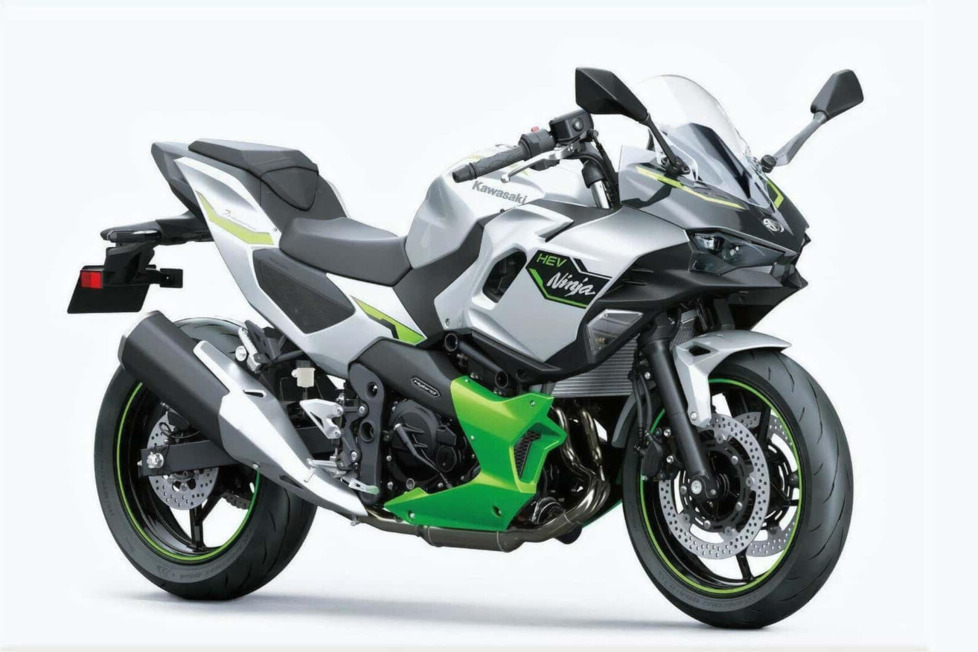 Kawasaki hat die Ninja 7 Hybrid offiziell als Modell 2024 für den europäischen und britischen Markt angekündigt