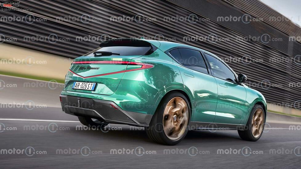 Alfa Romeo Stelvio (2026) im Rendering von Motor1.com