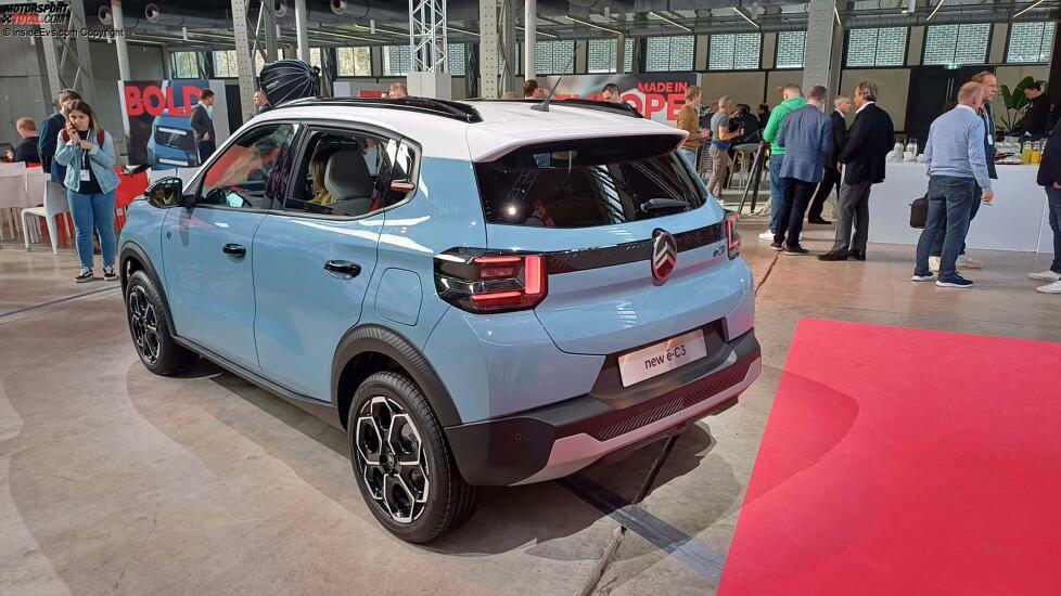 Citroen e-C3 (2024: Live-Bild von der Präsentation