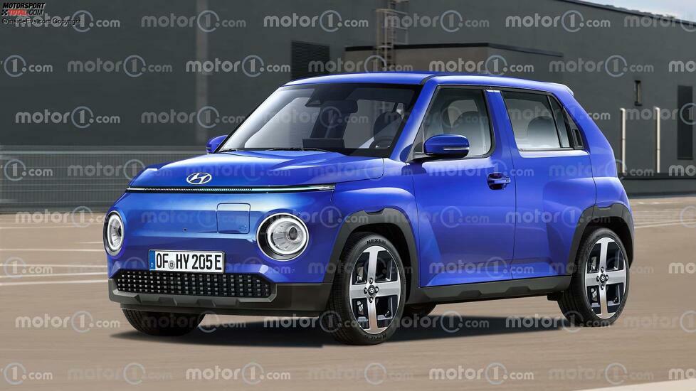 Hyundai Casper EV im Rendering von Motor1.com