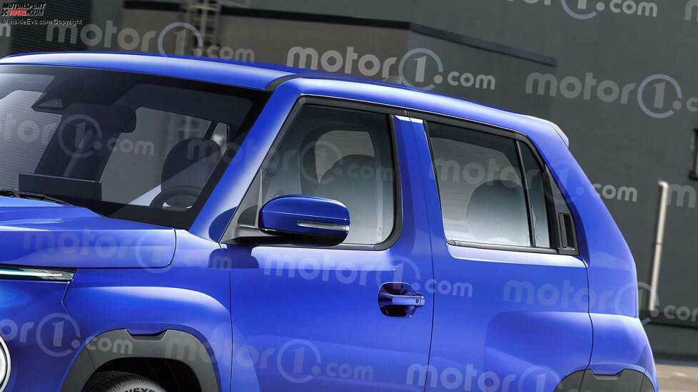 Hyundai Casper EV im Rendering von Motor1.com