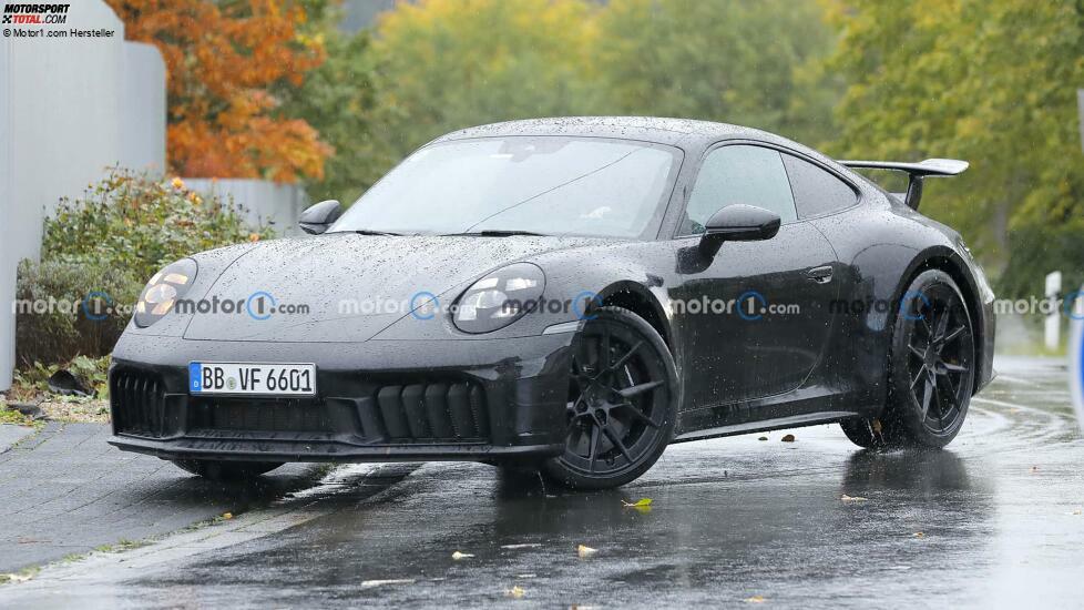 Porsche 911 GTS Facelift (2024) neue Erlkönigbilder