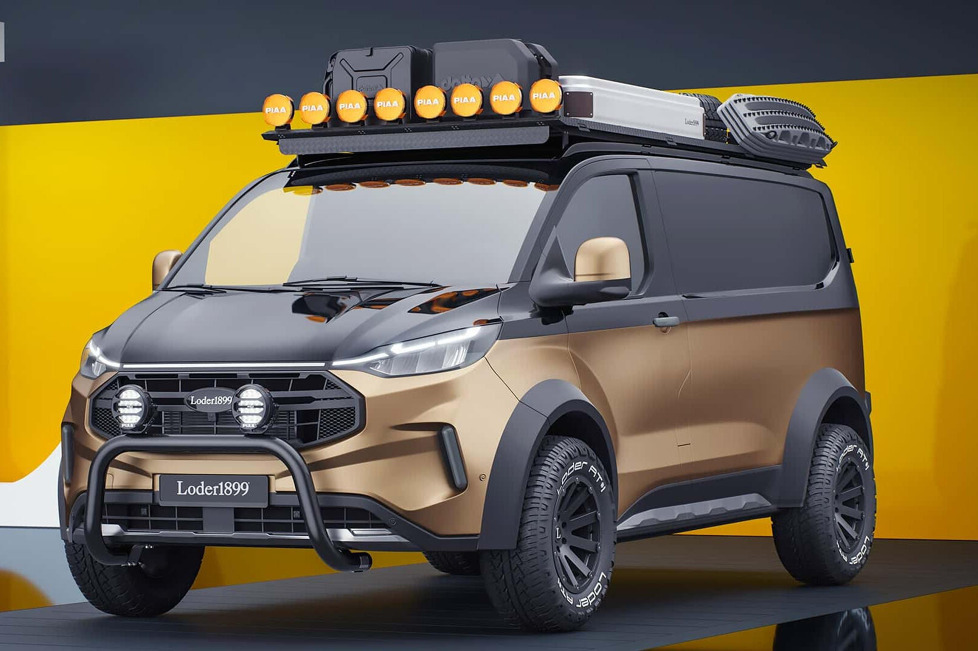 Die Marke Loder1899 soll wiederbelebt werden: Erster Tuning-Umbau wird ein höhergelegter Ford Transit Custom 4x4 sein