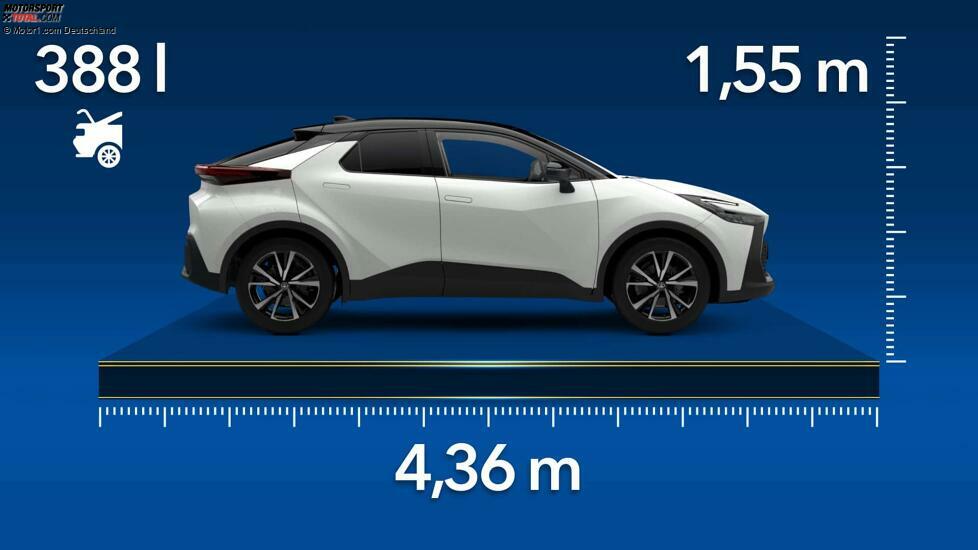 Toyota C-HR 2023 dimensioni