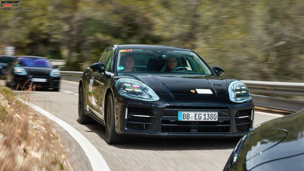 Porsche Panamera (2024) auf Erprobungsfahrt