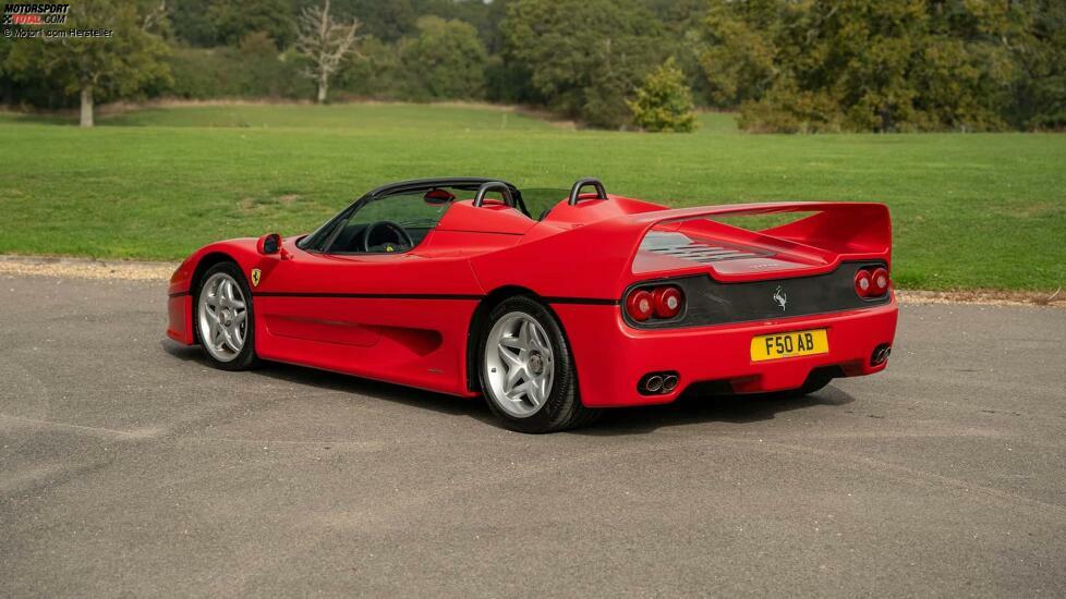 Ferrari F50 von Rod Stewart steht zum Verkauf