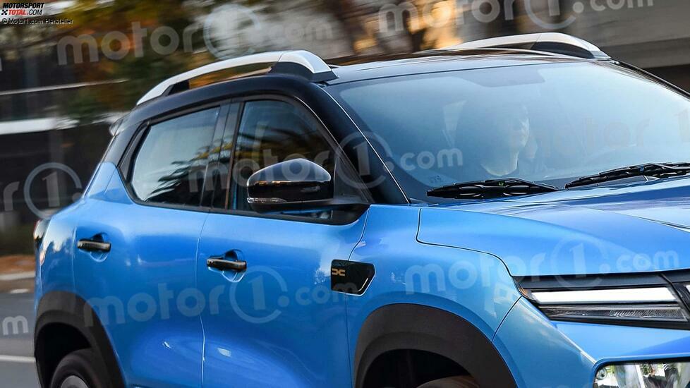 Dacia Spring (2024) als Rendering von Motor1.com