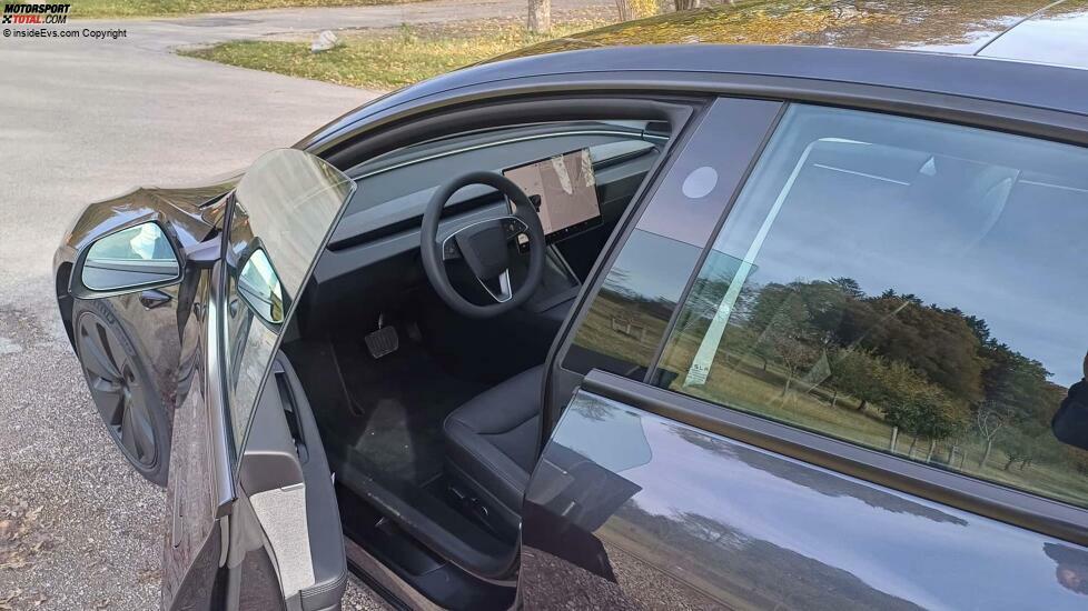 Tesla Model 3 Highland: Schicke rahmenlose Türen
