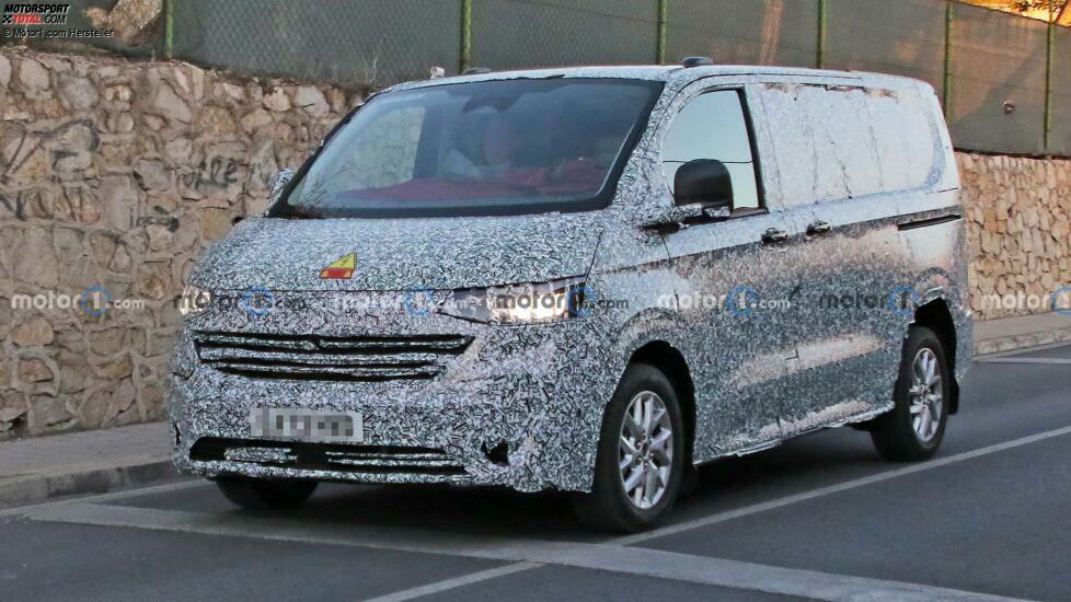 VW Transporter (2024) als Erlkönig