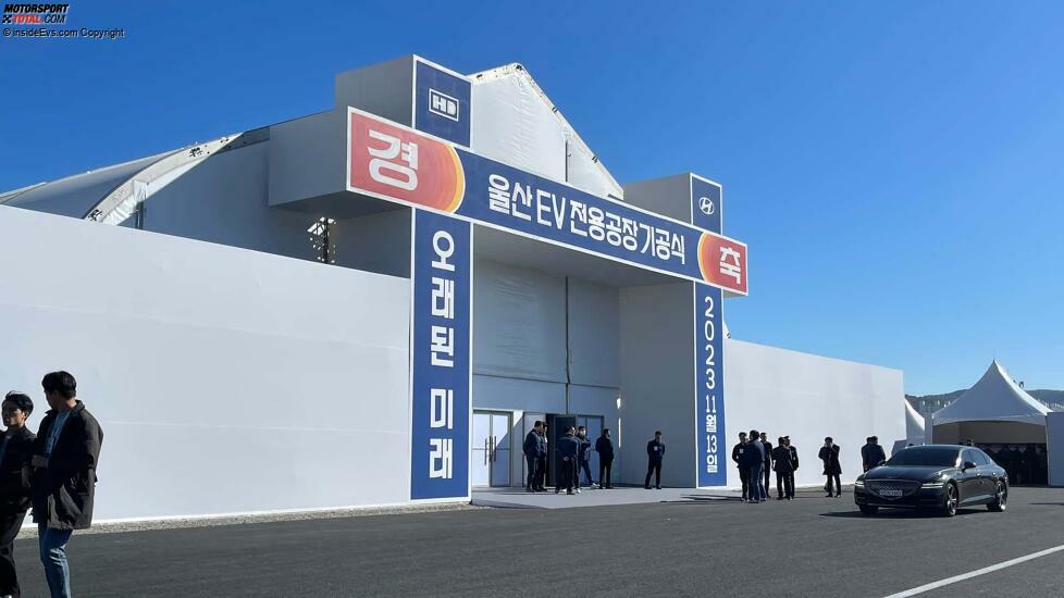Werkszeremonie Hyundai EV Ulsan