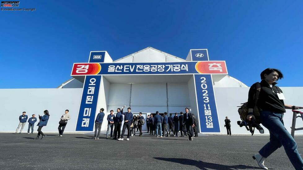 Werkszeremonie Hyundai EV Ulsan