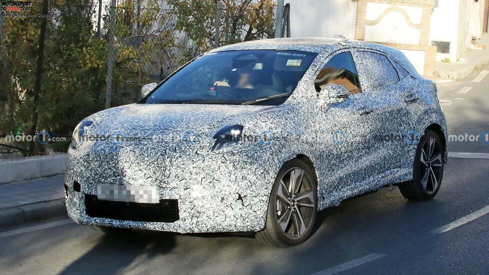 Ford Puma EV Erlkönigbilder November 2023