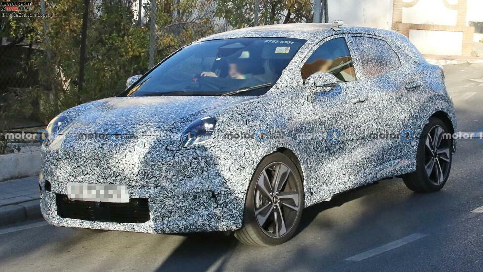 Ford Puma EV Erlkönigbilder November 2023