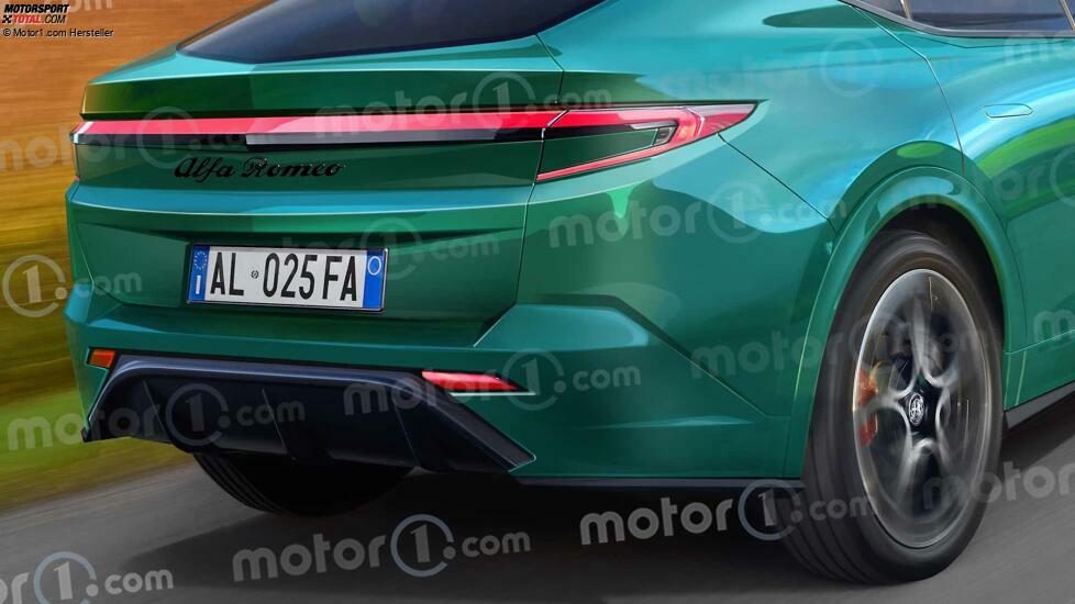 Alfa Romeo Giulia (2025) als Rendering von Motor1.com