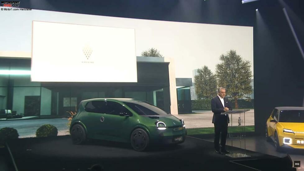 Renault-Chef Luca de Meo stellt den kommenden Twingo (2025) vor