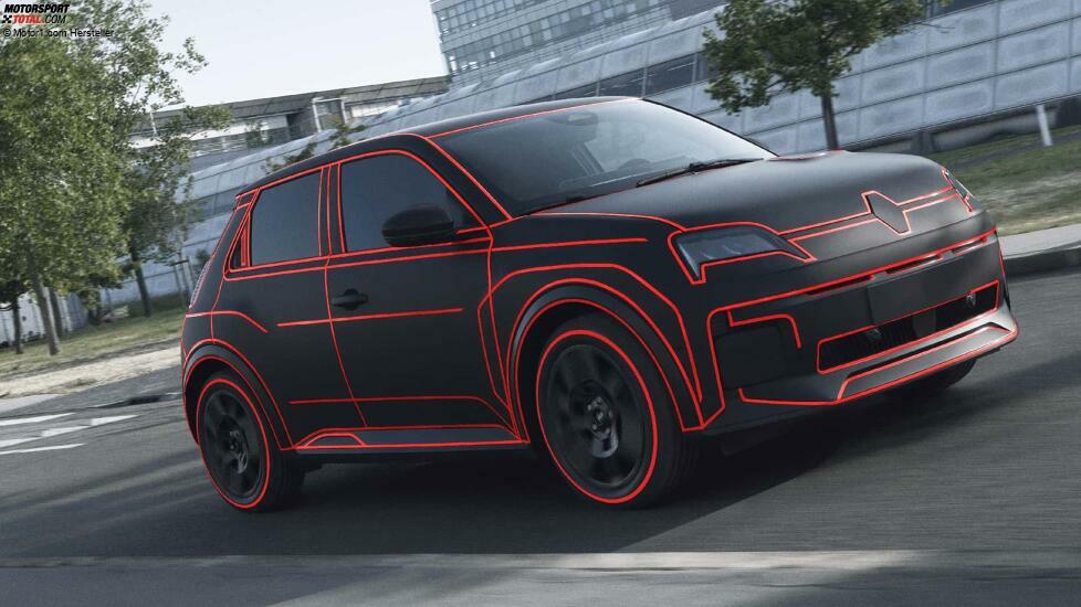 Renault 5 (2024) Prototypen auf Werksbildern