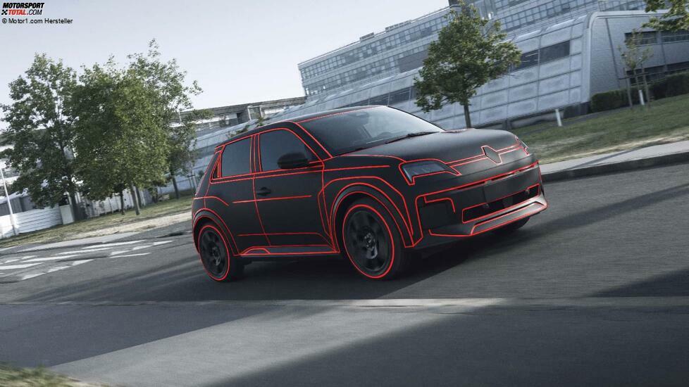 Renault 5 (2024) Prototypen auf Werksbildern