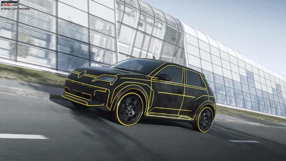 Renault 5 (2024) Prototypen auf Werksbildern