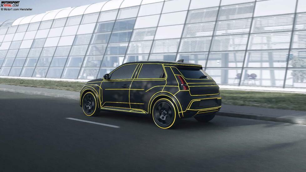 Renault 5 (2024) Prototypen auf Werksbildern