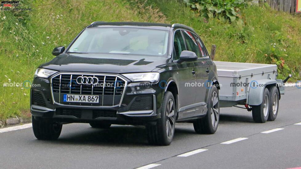 Audi Q7 (2025) als Erlkönig-Versuchsträger erwischt