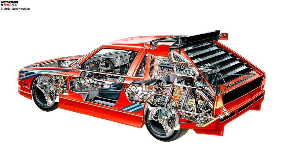 Lancia ECV-Prototyp 1986, die Mechanik