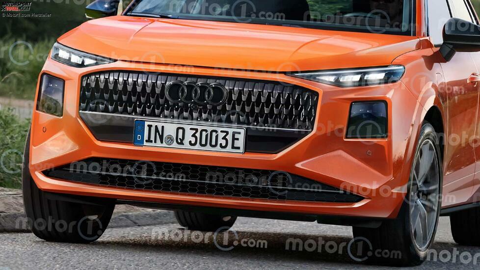 Audi Q3 (2024) als Rendering von Motor1.com