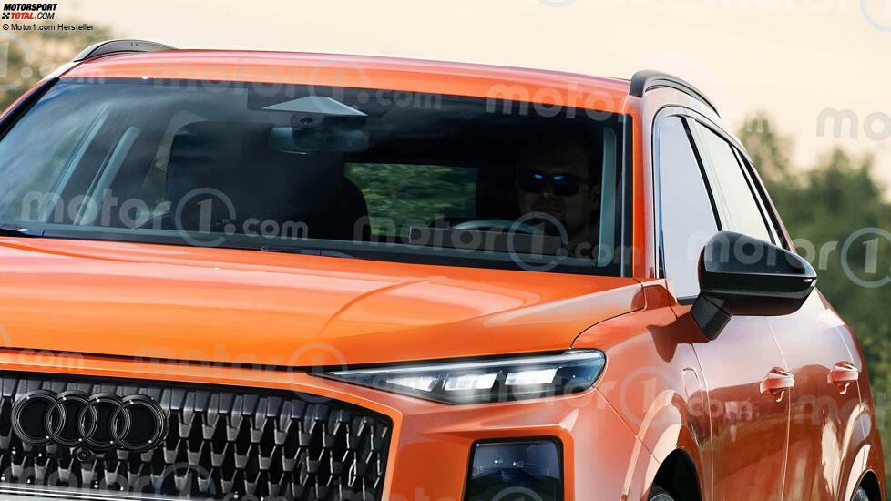 Audi Q3 (2024) als Rendering von Motor1.com