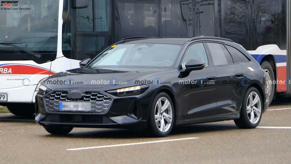 Audi A5 Avant (2024) mit weniger Tarnung