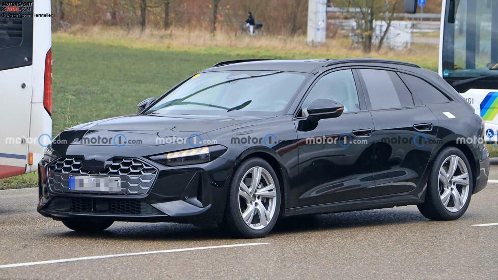 Audi A5 Avant (2024) mit weniger Tarnung