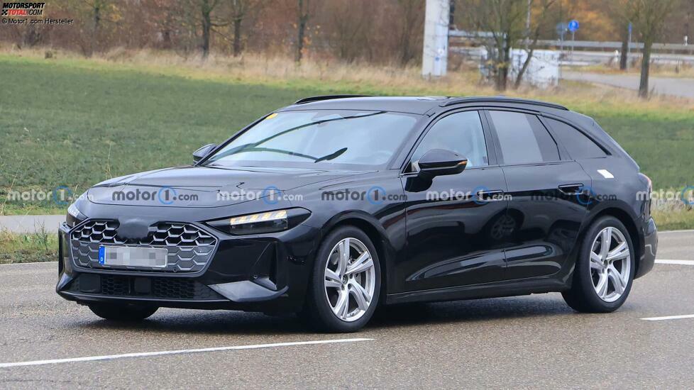 Audi A5 Avant (2024) mit weniger Tarnung
